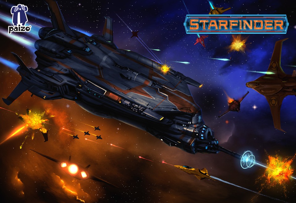 Image of Starfinder starship weapons